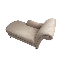 Marks & Spencer Home - chaise longue, upholstered in beige fabric