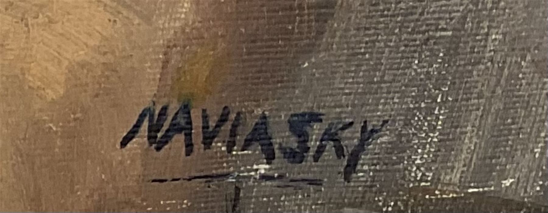 Philip Naviasky (Northern British 1894-1983): Portrait of a Girl in a White Dress, oil on canvas signed 59cm x 49cm
Provenance: Private American collection; with Grant Waters Fine Art, Angmering, West Sussex.