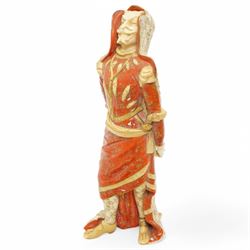 Doulton Burslem 'Mephistopheles and Marguerite' Vellum double-sided figure, the obverse fo...