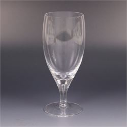 Dartington Crystal Charlotte suite for six, comprising wine, flutes, goblets and water glasses, all with boxes 