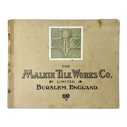 Malkin Tile Works Co Limited Burslem England, illustrated catalogue