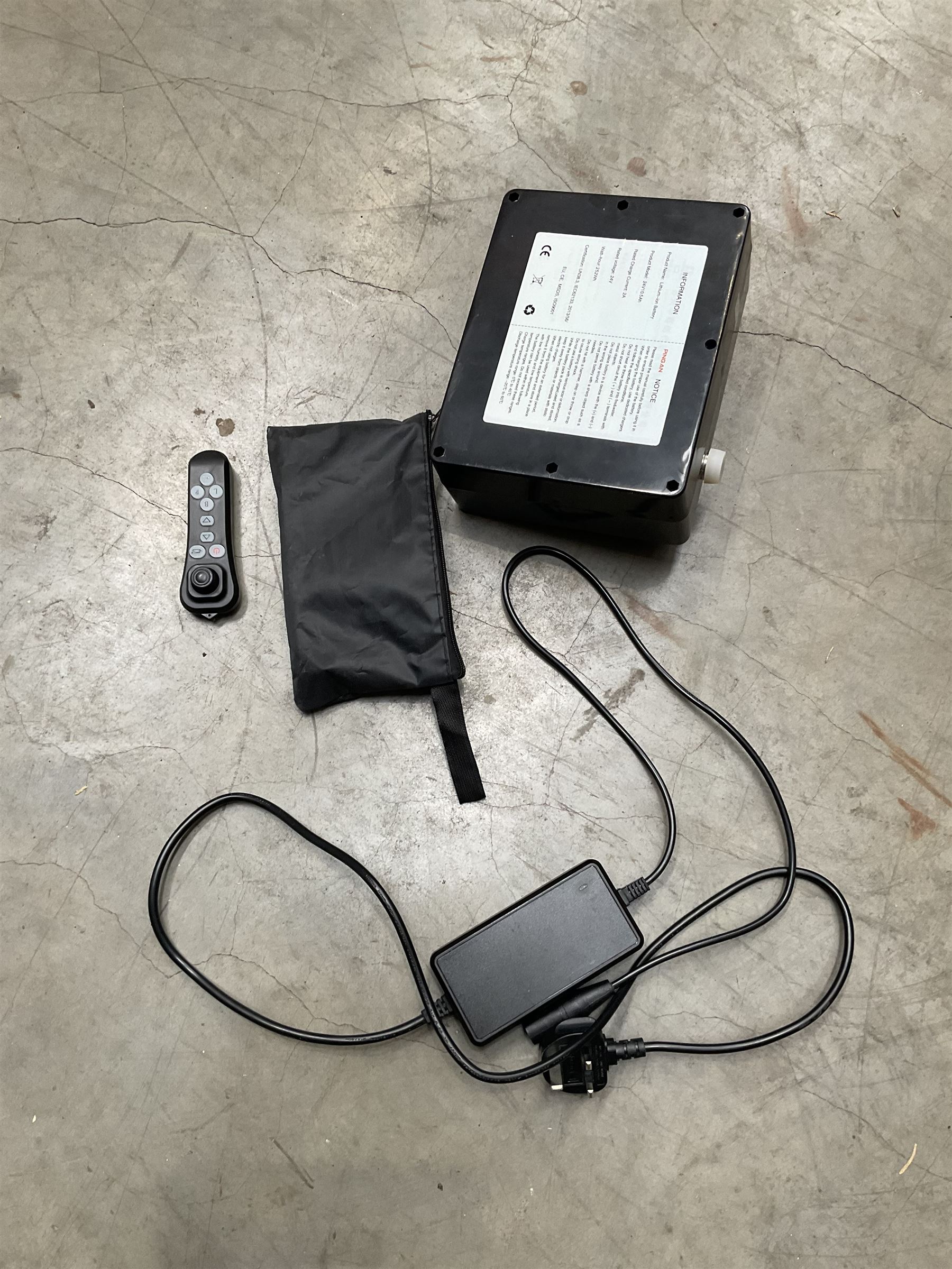 BC-EA8000 Electric Wheelchair Lightweight Foldable Electric Wheelchair, Portable Electric Wheelchair, with two batteries charger tools and remote.