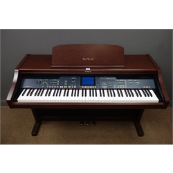  Technics SX-PR603M digital piano, with stool, W141cm, H89cm, D61cm (This item is PAT tested - 5 day warranty from date of sale)   