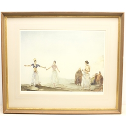 After William Russell Flint (British 1880-1969): 'Castanets', colour print signed in pencil with Fine Art Trade Guild blind stamp pub. Frost & Reed 1959, 41cm x 54cm