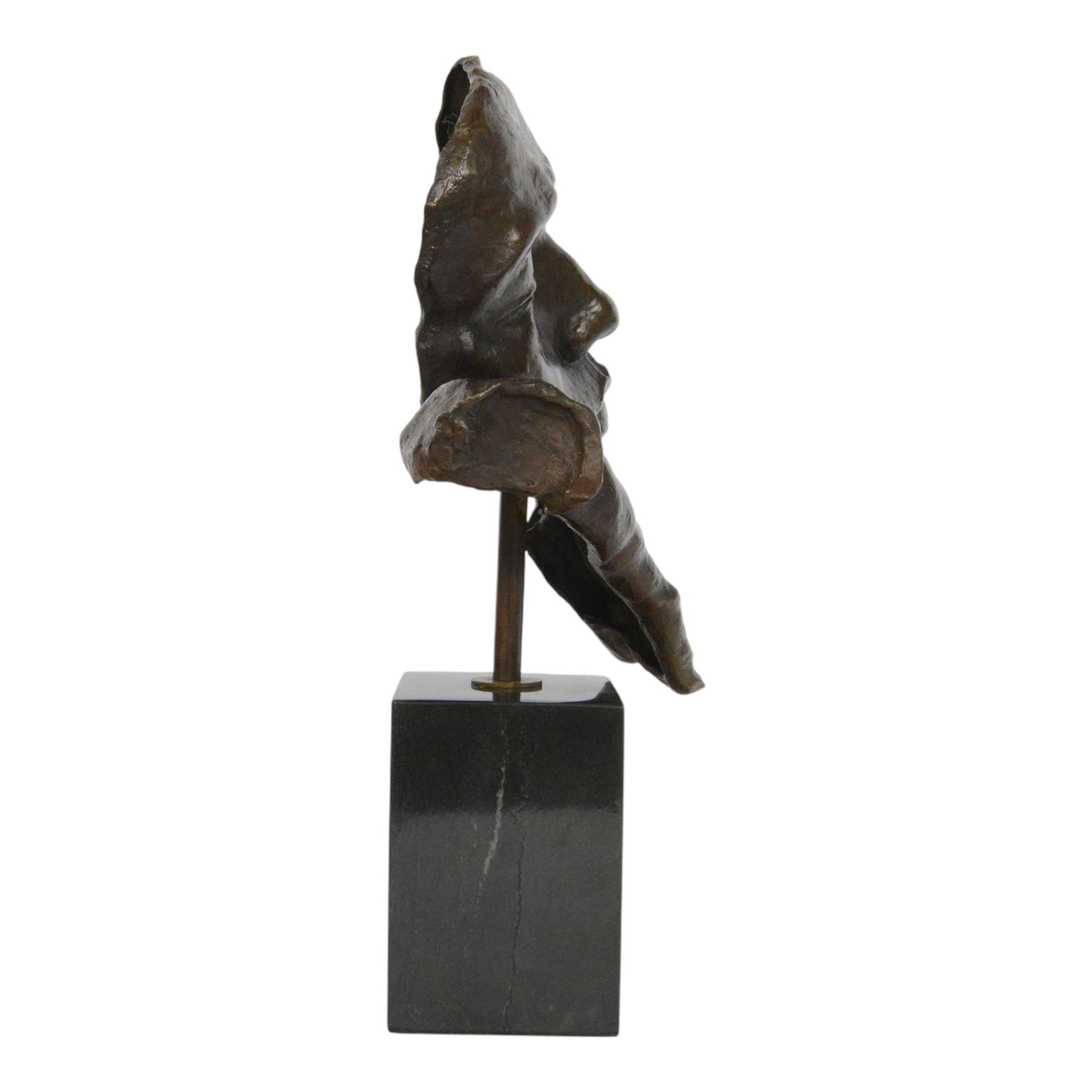 After Salvador Dali (Spanish 1904-1989): Dreams, bronze figure with head resting on hand H39cm