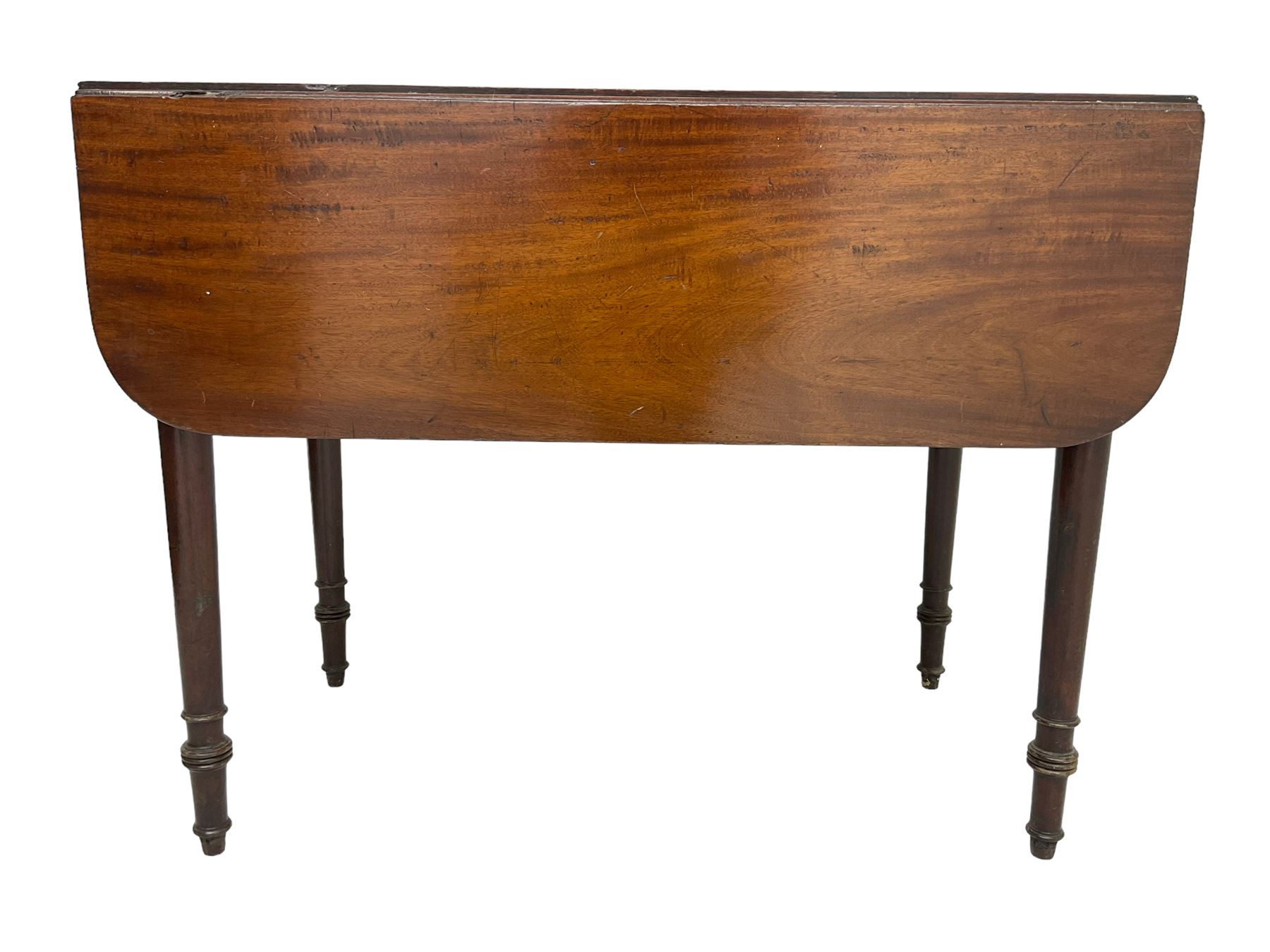 19th century mahogany drop leaf Pembroke table