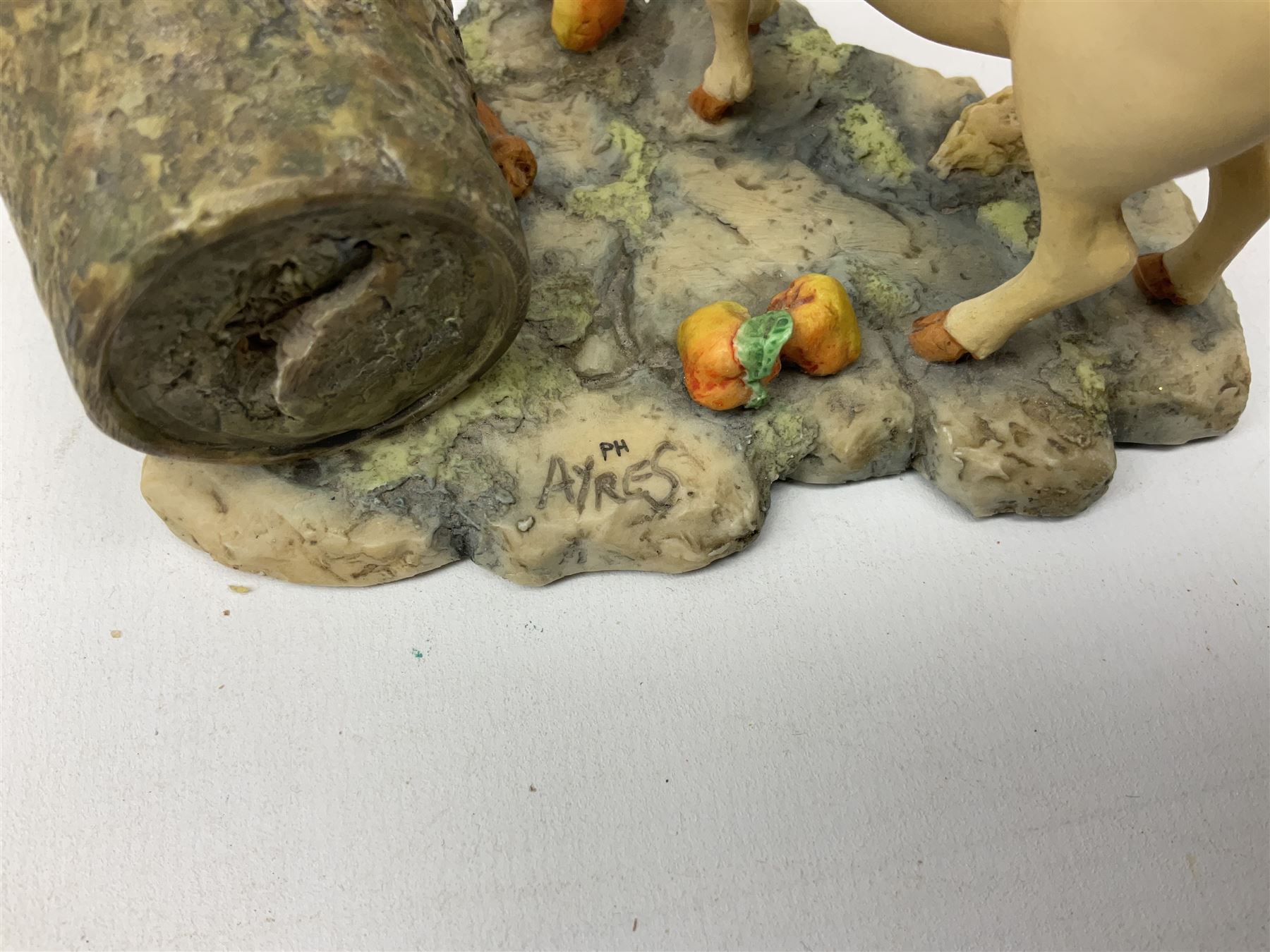 Border Fine Arts figures, to include Galloway Bull, A2692, Galloway Cow & Calf, A3790, Well Warmed, A1454, Found Safe, A0602 etc (7) 