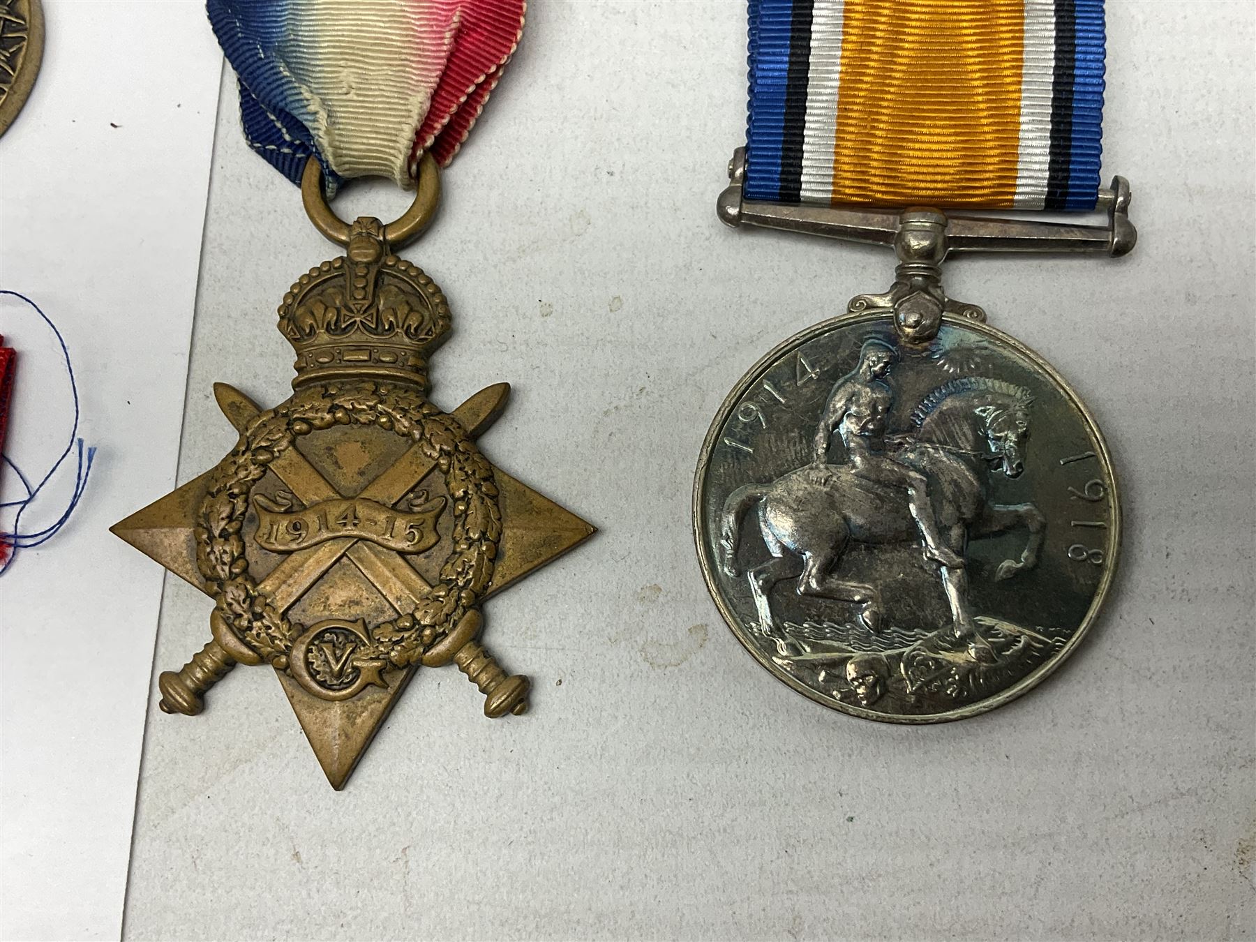Gaunt & Son Territorial Force Nursing Service cape medal; cased; WW1 British War Medal and 1914-15 Star (names erased); two MID oak leaves; Polish and American medals; eight replica medals including VC, MM, Air Crew Europe Star etc and replica group of five WW2 miniatures etc