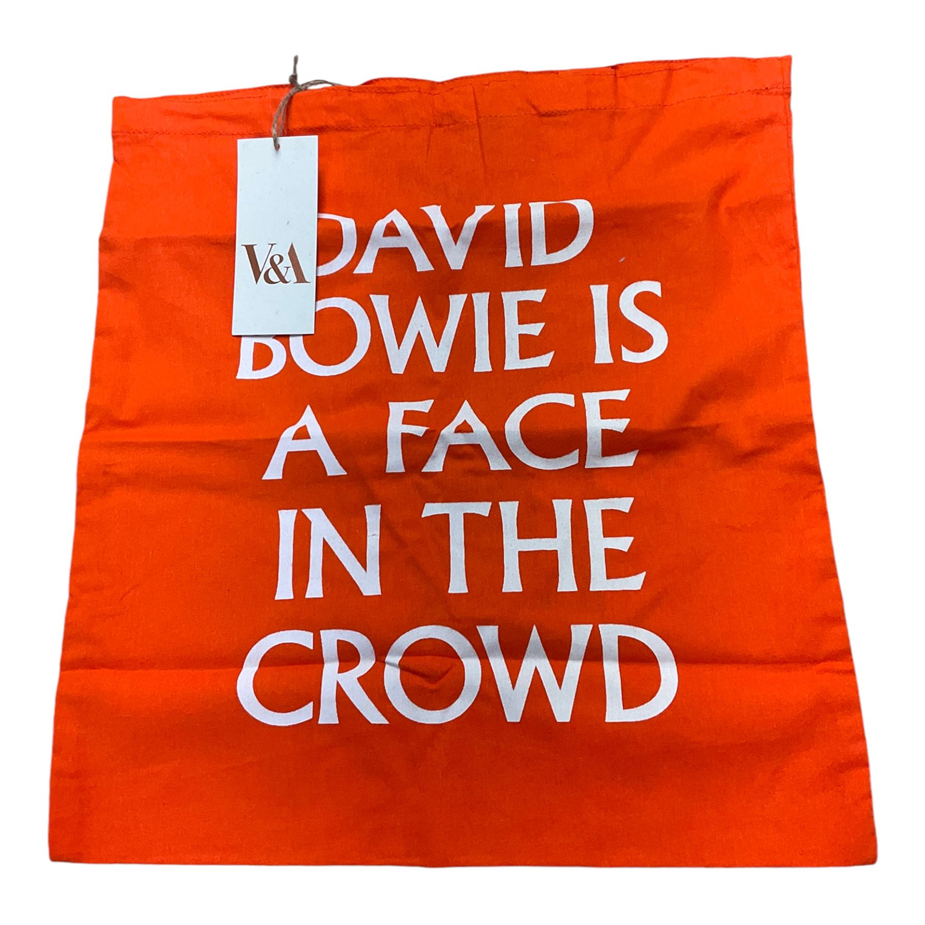 Collection of David Bowie memorabilia, including Time Magazine, Tote bags, CDs, books etc  