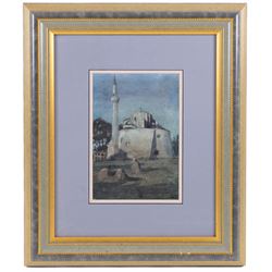 Albert Moulton Foweraker (British 1873-1942): A Spanish Church, possibly Cordoba, watercolour unsigned 24cm x 16cm