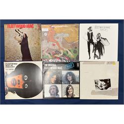 Fleetwood Mac vinyl LPs including 'tusk', 'Rumours', 'The Pious Bird Of Good Omen', 'Tango In The Night', 'mirage', 'Then Play On', 'The Visitor', 'Man Of The World' etc, including some early pressings (19)