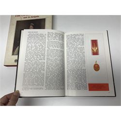 Five reference books on medals and orders including Vaclav Mericka: Book of Orders and Decorations; Polskie ordery i odznaczenia; James C. Risk: The History of the Order of the Bath; Guide des ordres, decorations et medailles militaires 1814-1963; etc; together with two works on Cornish Military Insignia; and Insignes De la Legion Etrangere (8)