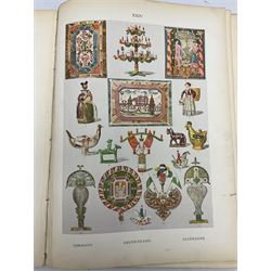 Bossert, H. Th.; Peasant Art in Europe, Berlin, published by Ernest Wasmuth Ltd, 'one hundred plates in full colours and thirty two plates in black and white'