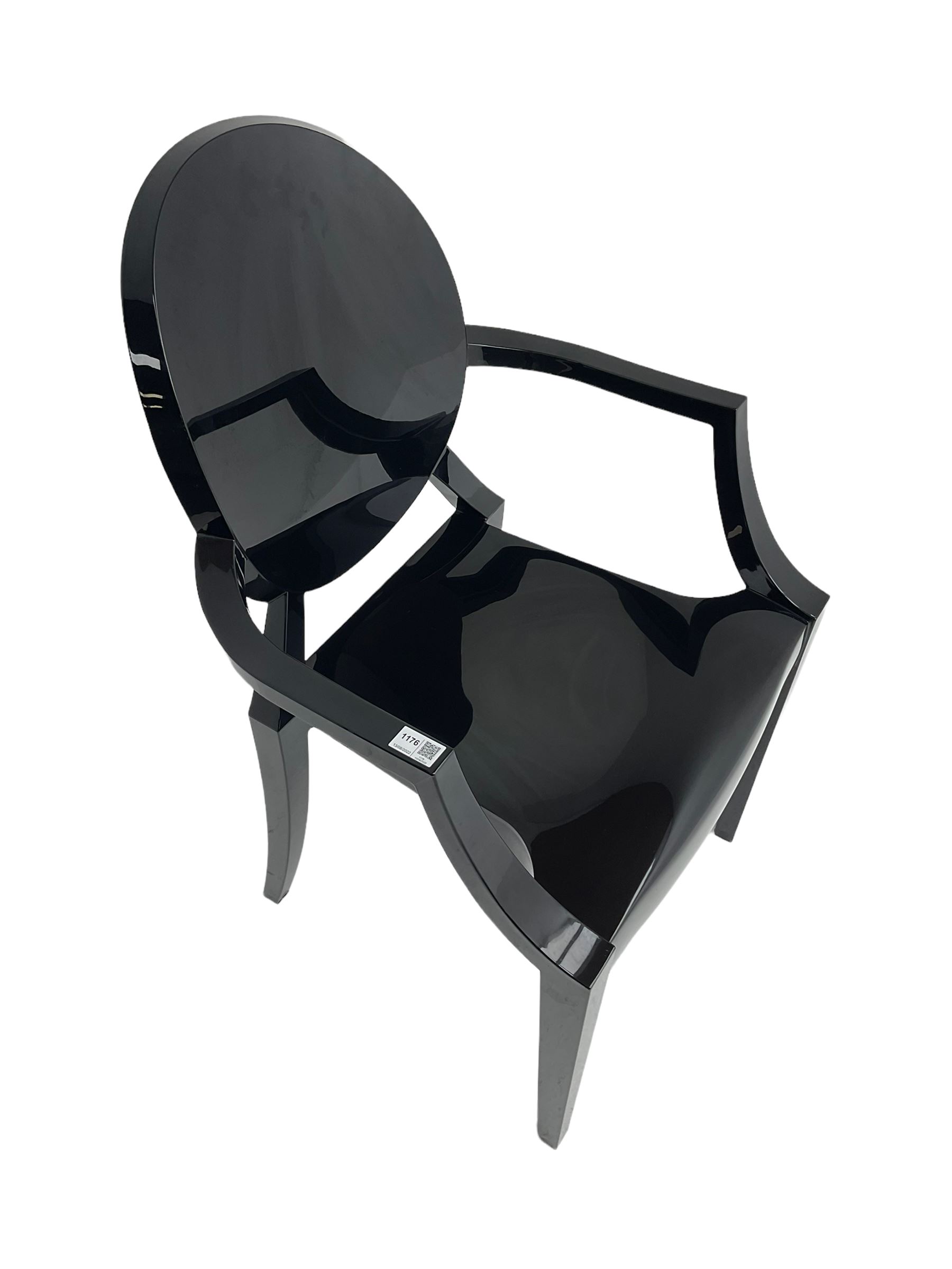 Philippe Starck for Kartell - 'Louis Ghost' chair, in black