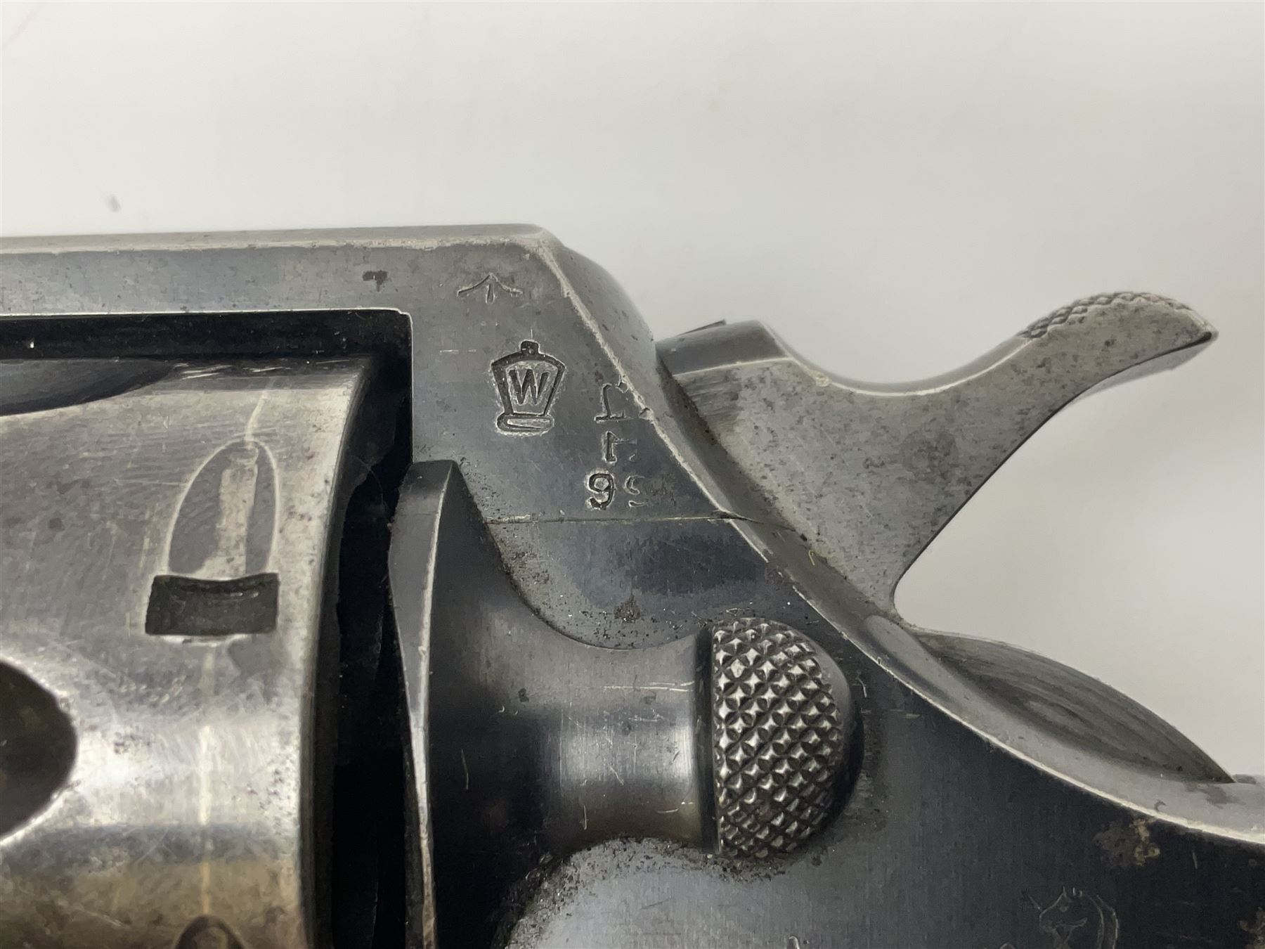 Deactivated Colt Official Police 38-200 six-shot revolver, the 13cm(5