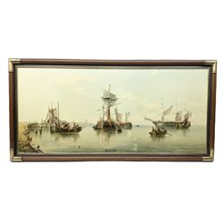 Framed oleograph type print after Henry 