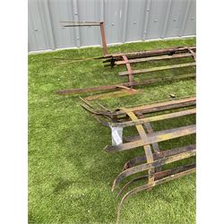Pair of Wrought metal parkland tree guards - THIS LOT IS TO BE COLLECTED BY APPOINTMENT FROM DUGGLEBY STORAGE, GREAT HILL, EASTFIELD, SCARBOROUGH, YO11 3TX