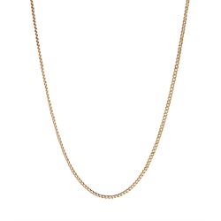 Early-mid 20th century gold link necklace, stamped 9ct