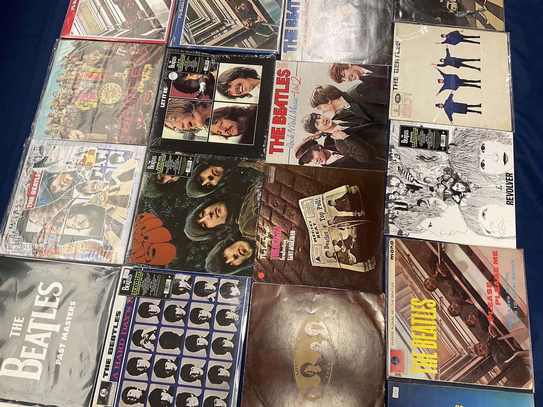 The Beatles vinyl LPs including 'Past Masters', 'Sgt Peppers Lonely Hearts Club Band', 'Rubber Soul', 'Let It Be', 'Yellow Submarine Songtrack' etc (23)