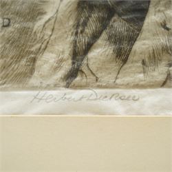 Herbert Dicksee (British 1862-1942): 'Bonnie Prince Charlie - A King Charles Spaniel', drypoint etching on vellum signed in pencil pub. Fine Art Society 1902, 27cm x 22cm