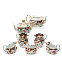 Number of early 19th century Chamberlain's Worcester pattern items decorated with Japanese...