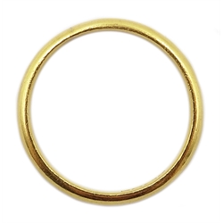  22ct gold wedding ring, Sheffield 1941   
