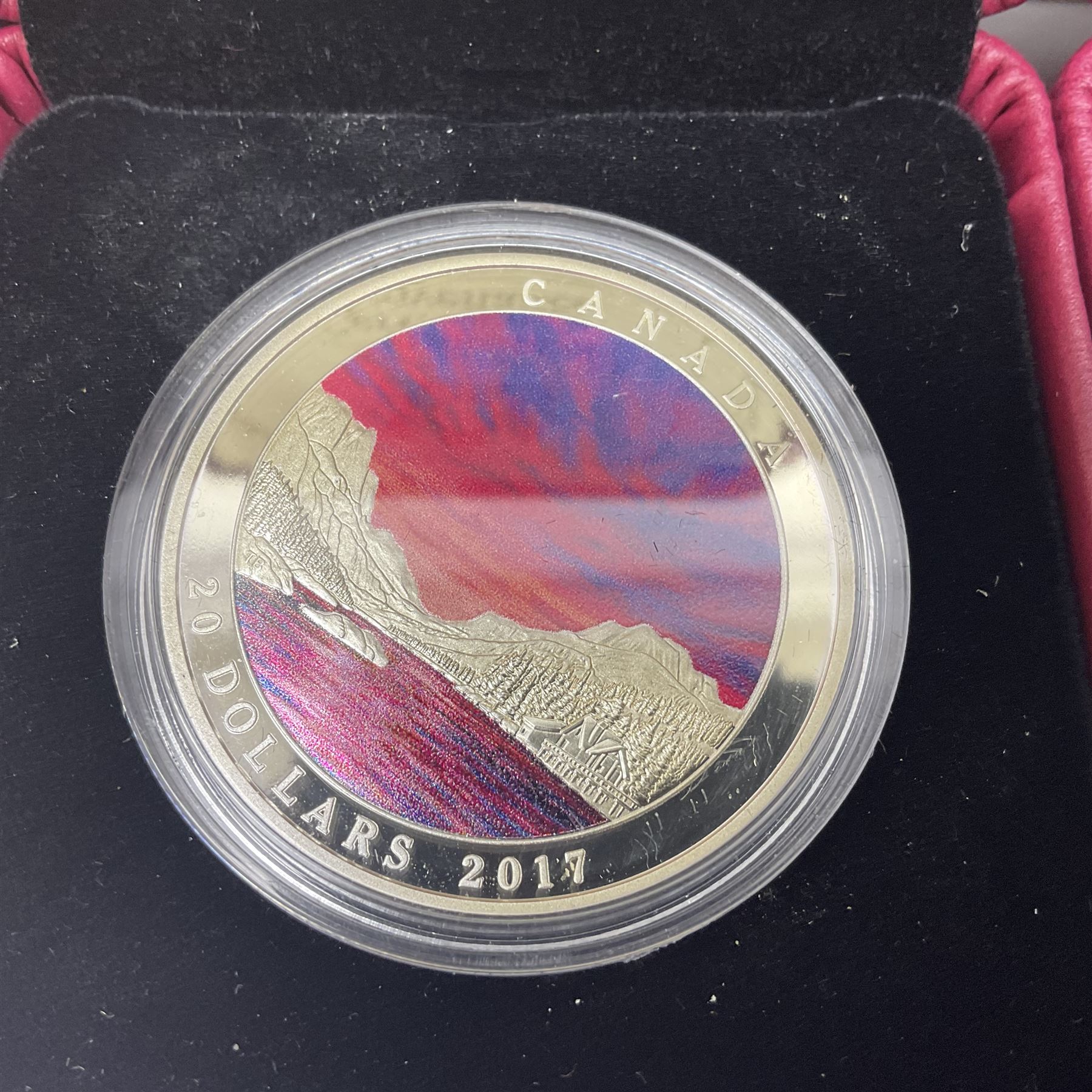 Eleven Royal Canadian Mint fine silver twenty dollar coins, including 2016 'A Royal Tour', 2017 'A Platinum Celebration', 2018 'A Nation's Mettle The Dieppe Raid', 2019 'Give Peace A Chance 50th Anniversary' etc, all cased with certificates