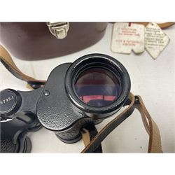 Carl Zeiss Jena 8x30 Deltrintem binoculars in original case, serial no. 5957951