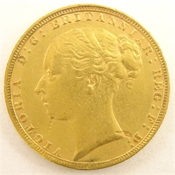  Queen Victoria 1885 gold full sovereign  