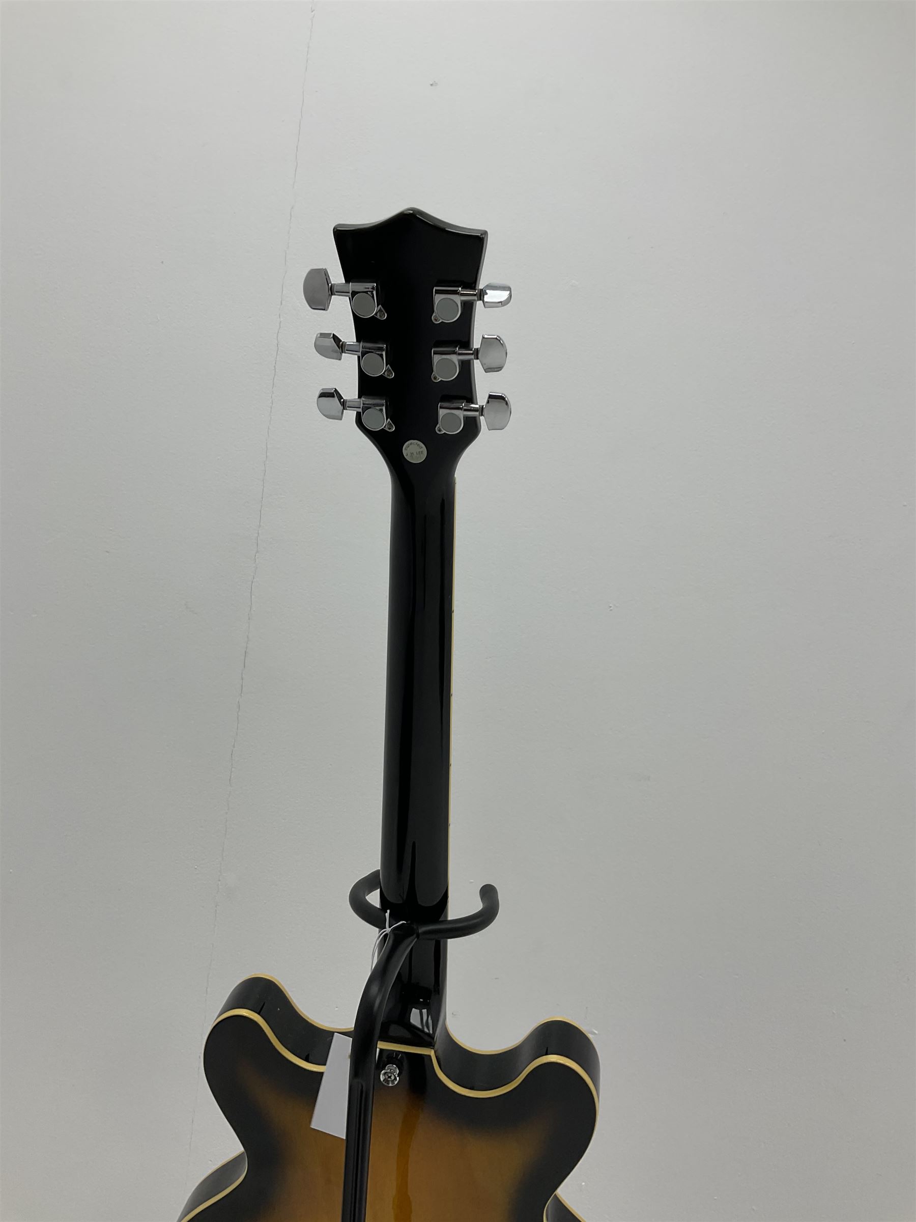 Tanglewood TBS800 'Blue Sound' electric resonator guitar H106cm; in carrying case; with stand and original purchase invoice dated 2009