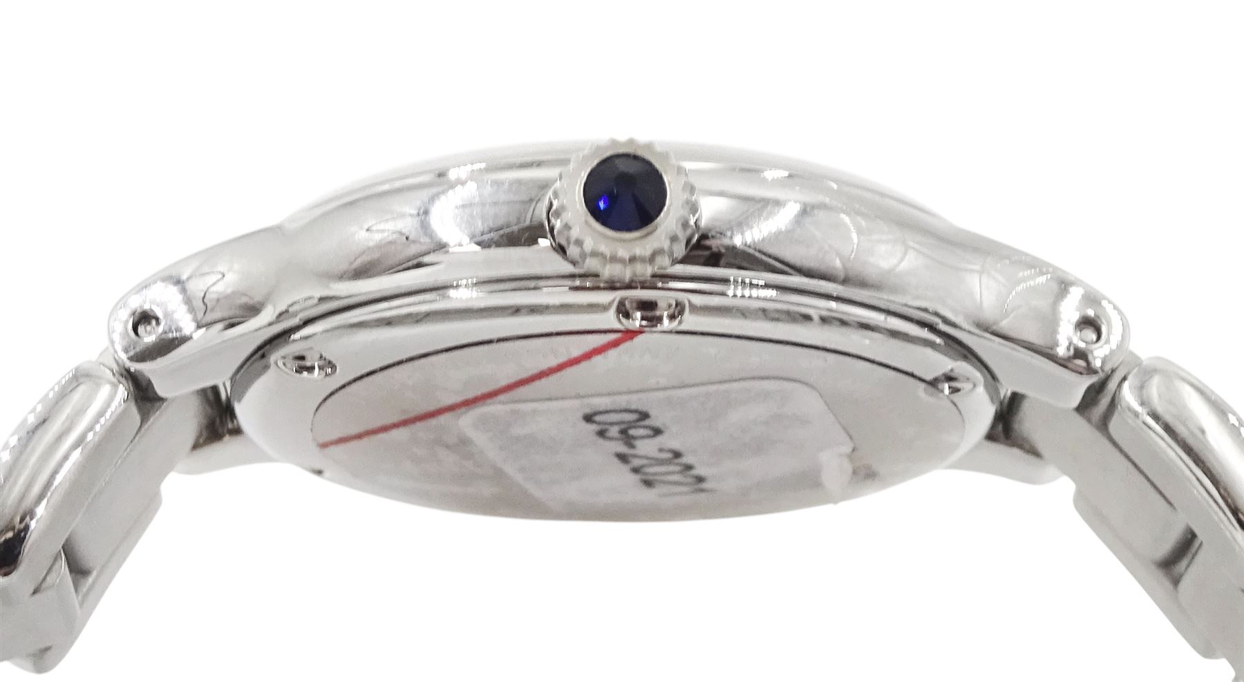 Frederique Constant Classics Delight ladies stainless steel quartz wristwatch, Ref. FC-200WHD1ER36B, silvered / white dial with Roman and diamond dot hour markers, boxed with papers