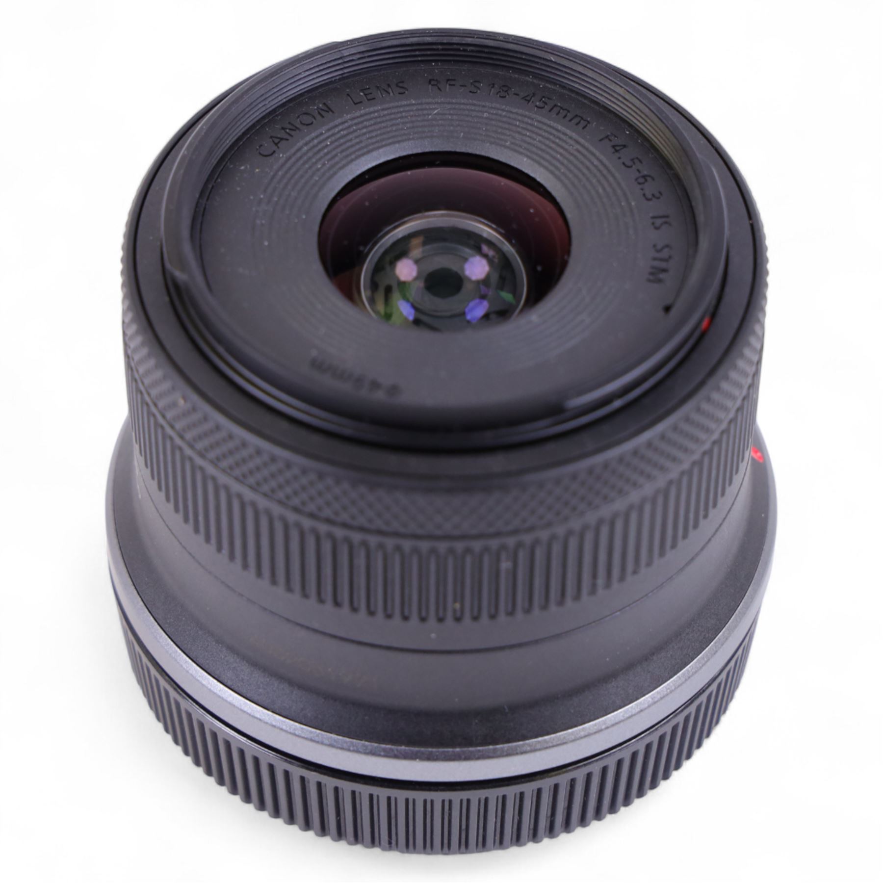 Canon RF-S 18-45mm F4.5-6.3 IS STM camera lens, serial no. 4032031971