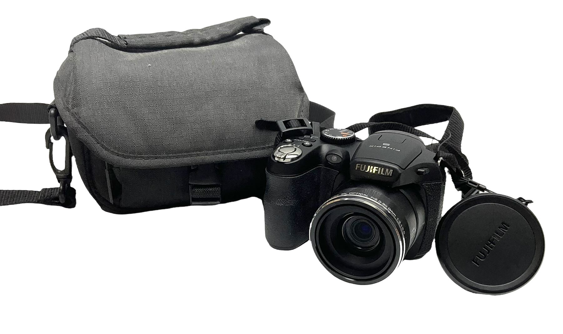 Fujifilm Finepix S digital camera, cased with manual
