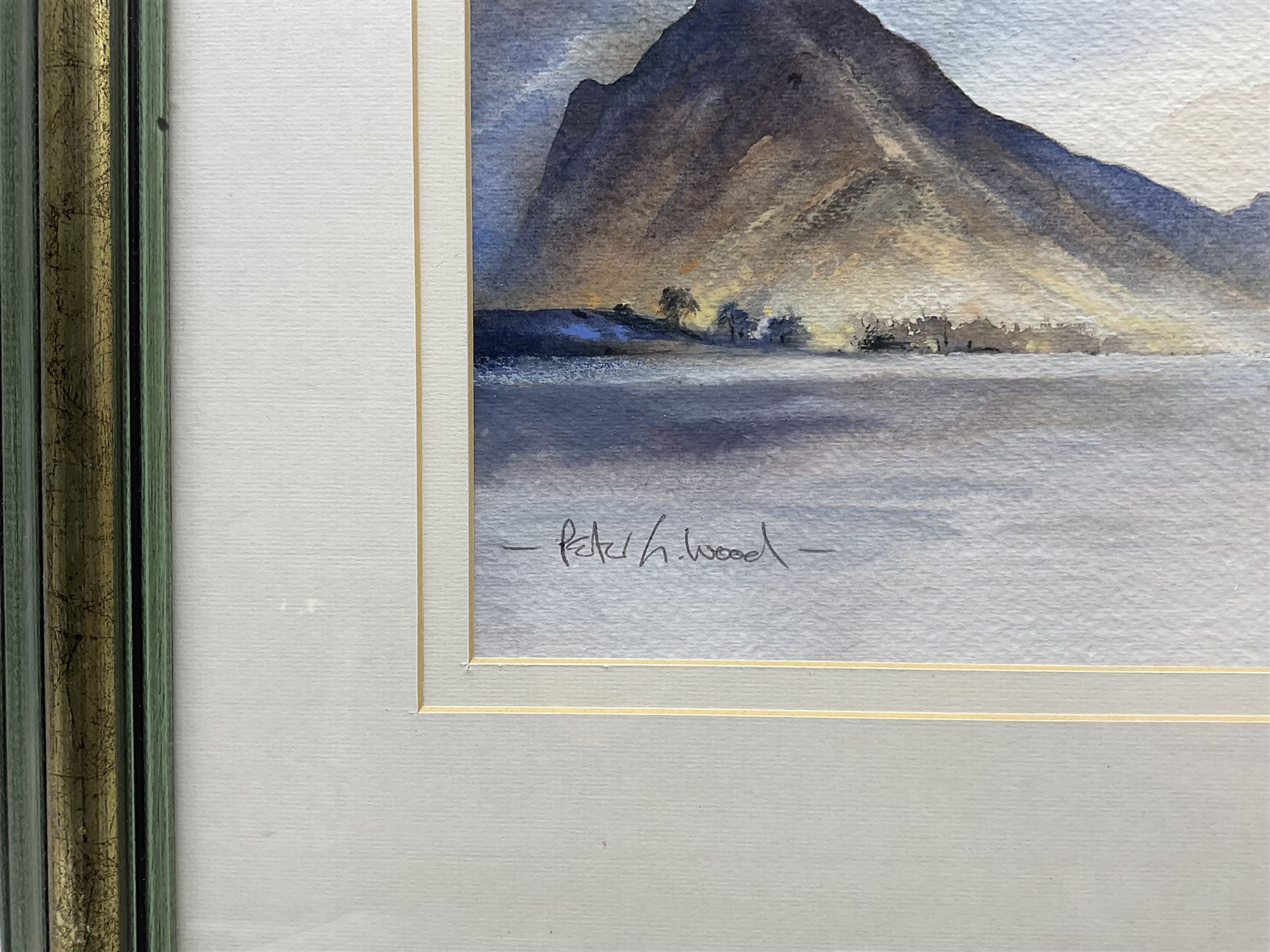 Peter Graham Wood (Yorkshire 1941-): 'Fleetwith Pike - Buttermere Cumbria', watercolour signed, titled verso 20cm x 26cm 