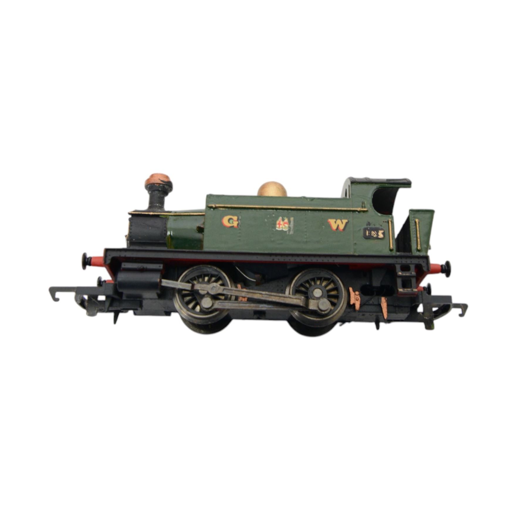 Nine Hornby '00' gauge steam locomotives, including R052 LMS 0-6-0T Jinty no. 8400, R761 GWR Kneller Hall no. 5934 and Smokey Joe no. 56025, together with Thomas The Tank Engine Toby the Tram (electric), mostly boxed
