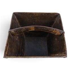 Chinese Dou, together with lacquered tray decorated with figures and bamboo steamer