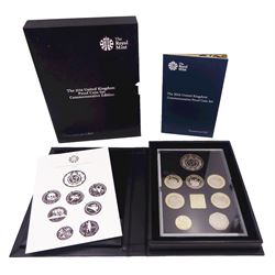The Royal Mint United Kingdom 2016 proof coin set, commemorative edition, cased with certificate
