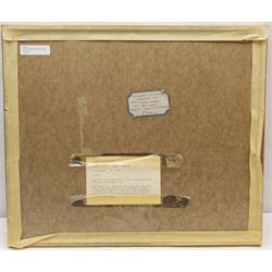 Joshua Fisher (Liverpool 1859-1930): 'Farmyard at Bidston Cheshire', watercolour signed, titled and dated 1911 verso 18cm x 26cm
