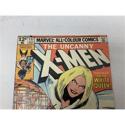 The Uncanny X-Men Marvel comics (1979-1980) Nos 130, 131 & 132, all British 12p price variant direct editions (3)