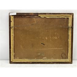 Henry Barlow Carter (British 1804-1868): Monkey Island Scarborough, watercolour signed, original John Linn gallery label verso 21cm x 32cm