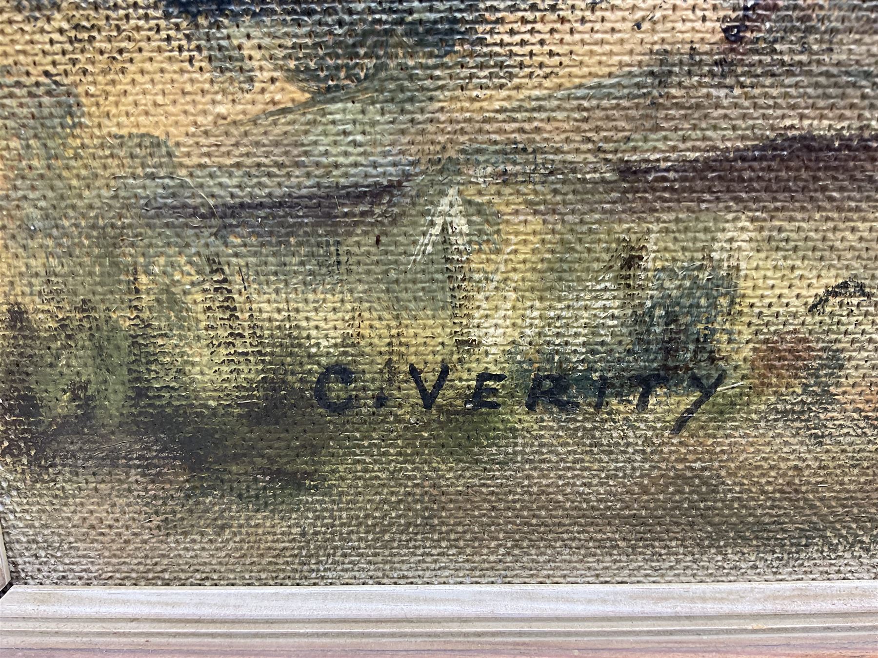 Colin Verity (British 1924-2011): The Traction Engine, oil on board signed 60cm x 75cm