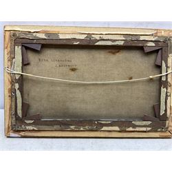 J Westwood (British 19th century): 'Near Llandudno', oil on canvas signed, signed and titled verso 30cm x 50cm