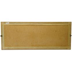 Two 18th century handbills for horses entered to run on Port-Meadow, near Oxford August 1762 listing the runners and owners etc each approx 30cm x 20cm , two other handbills for York races August 1805 and another for Doncaster races September 1803 in one frame 45cm x 116cm 
Provenance: property of a Nobleman