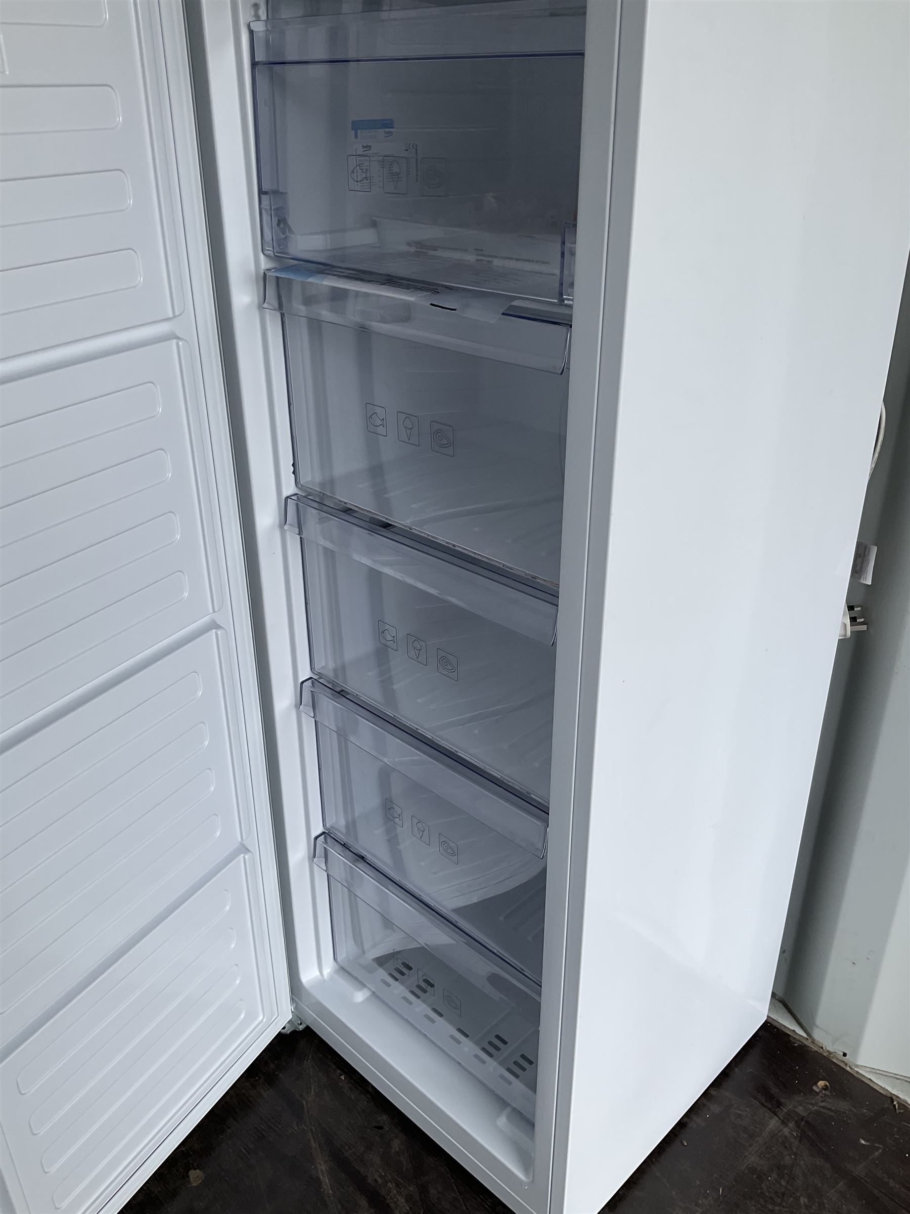 Beko FFG1545W five drawer larder freezer - THIS LOT IS TO BE COLLECTED BY APPOINTMENT FROM DUGGLEBY STORAGE, GREAT HILL, EASTFIELD, SCARBOROUGH, YO11 3TX