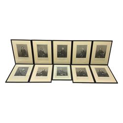 Daniel John Pound (British 1820-1894) after John Jabez Edwin Mayall (British 1810-1901): Reverends, set ten engravings after photographs 28cm x 18cm (10)
