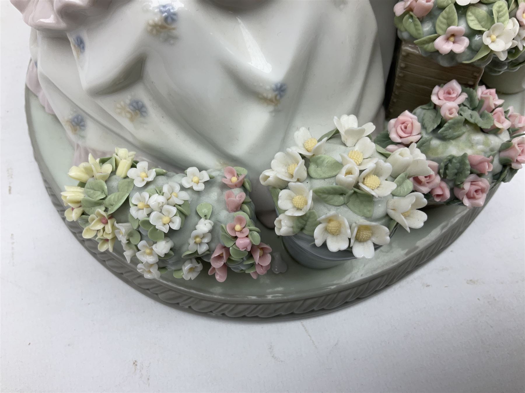 Lladro figural group Flowers for Sale, modelled as a group of girls