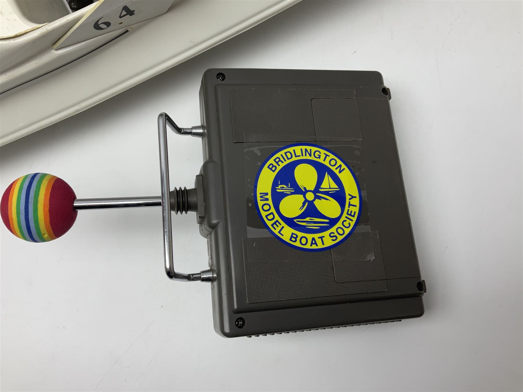 Control Freaks Eddie Stobart Ltd 1:18 scale remote controlled Scania Truck; boxed; and Graupner RC Motor-yacht Portofino II; boxed with control unit (2)