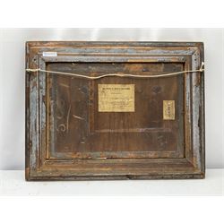 Joseph Arthur Palliser Severn RI ROI (British 1842-1931): 'Sun Effect over Walna Scar Coniston', gouache signed and dated 1906, titled on exhibition label verso 35cm x 52cm 
Provenance: exh. Royal Institute of Painters in Water Colours, label verso 
Notes: Arthur Severn came from a prominent artistic family, with his father Joseph, brother Walter and sister Mary also being painters. He was a good friend of the art critic John Ruskin, marrying his niece Joan Ruskin Agnew in 1871. From 1881 Joan and Arthur joined Ruskin at his house 'Brantwood' on Coniston Water, near where the present work was painted, for the last thirty years of Ruskin's life; the house was left to the Severns on Ruskin's death in 1900.