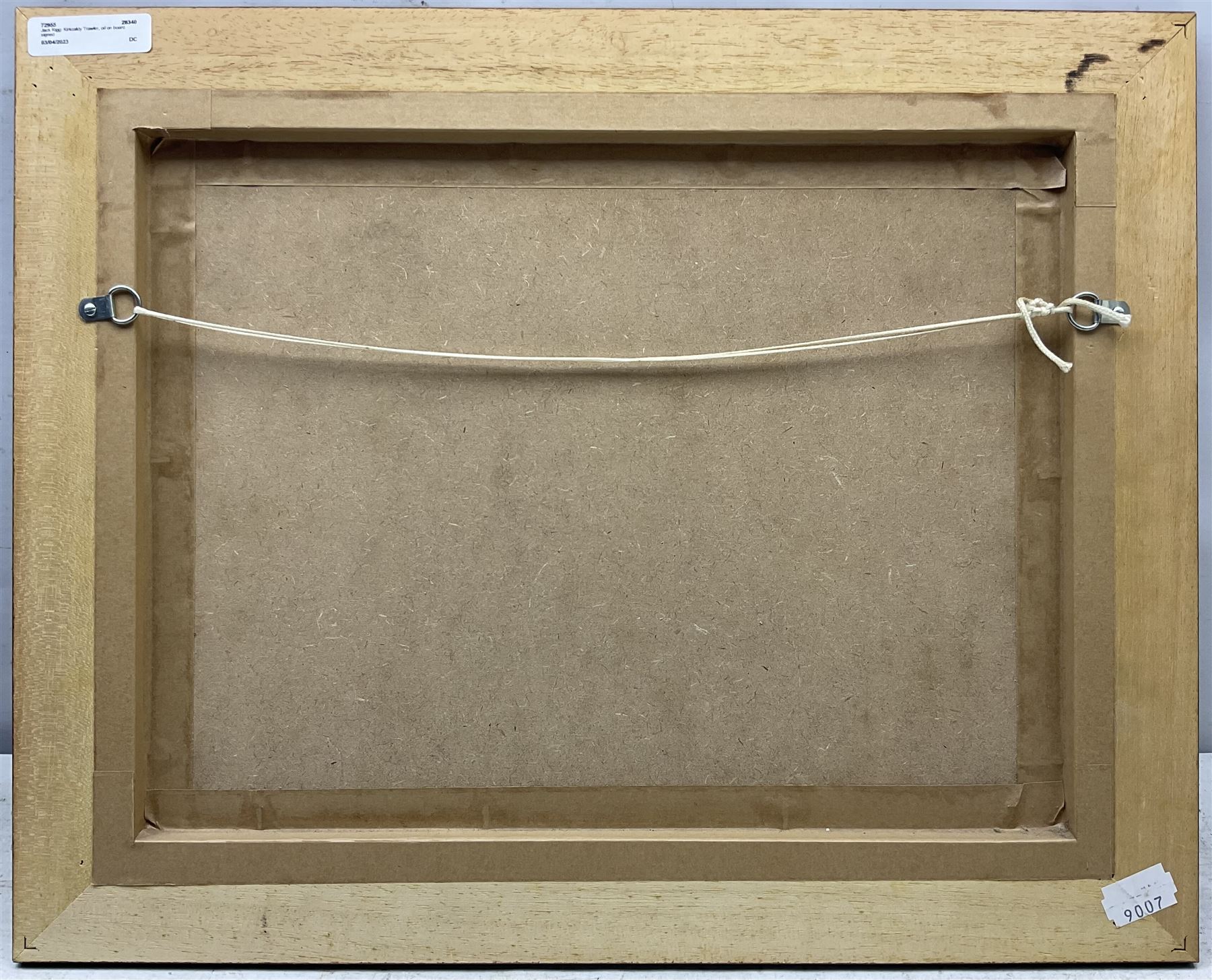 Jack Rigg (British 1927-): Kirkcaldy Trawler off the Coast, oil on board signed 29cm x 39cm