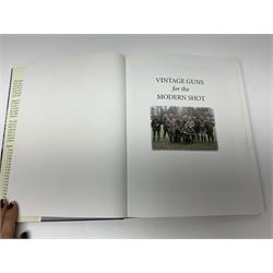Dallas Donald: Holland & Holland The Royal Gunmaker The Complete History. 2003 Quiller Press; and three other books on guns by Diggory Hadoke - Hammer Guns in Theory and Practice. 2016; Vintage Guns for The Modern Shot. 2007; and The British Boxlock Gun & Rifle. 2012; all with dustjackets (4)